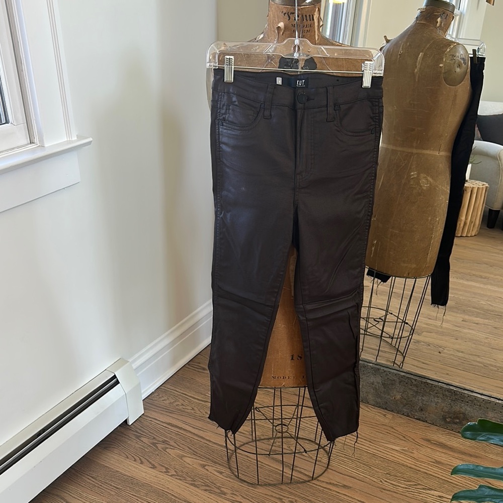 Kut from the Kloth Black Skinny Jeans Ankle Length